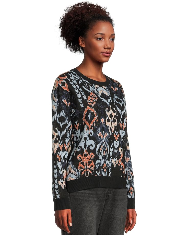 Liverpool Los Angeles Long Sleeve Crew Neck Dropped Shoulder Jacquard Sweater - #2 of 5