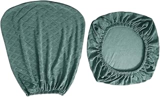 Kodxylytix Funda para silla de oficina dividida, impermeable, universal, lavable, color verde oscuro, tipo C