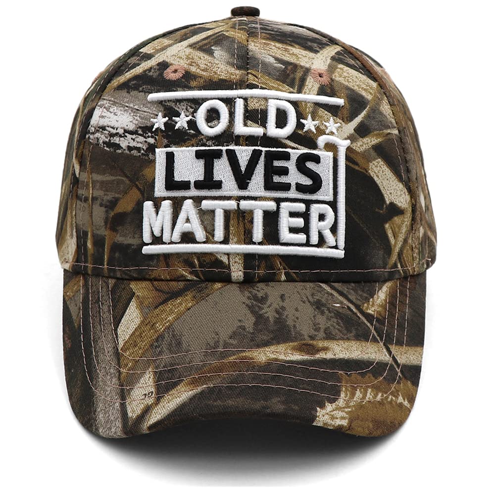 Birthday Gifts Baseball Cap for 50th 60th 70th 80th Men Women,Old Lives Matter Hat Retirement Gifts for Dad Grandpa