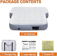 Vista 7 de Colchón de aire SUV de 65 pulgadas para maletero de SUV, colchón inflable ultra grueso de 10 pulgadas para SUV, colchón de aire SUV cama