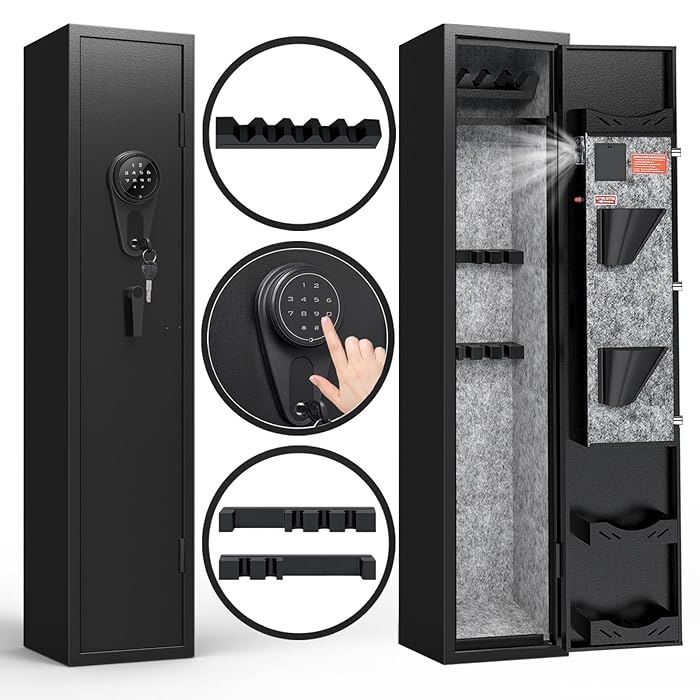 Buy KAER 35Gun Rifle Safe, Gun Safes for Home Rifle and Pistols Quick