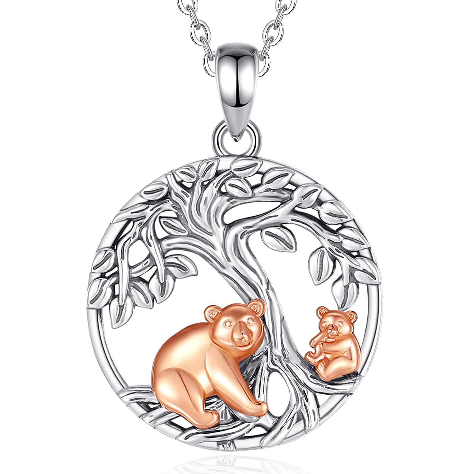 INFUSEU Regalos Para Mamá, Mamá E Hijas Collar Originales Colgante Madre Joyería Regalo
