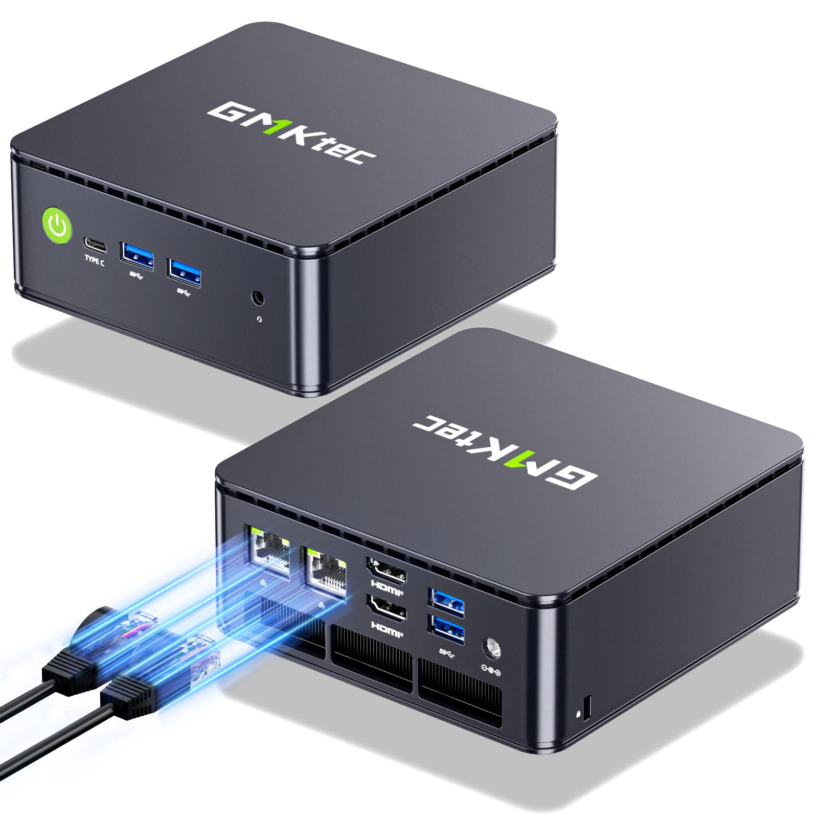 GMKtec Mini PC, Alder Lake N100 (3.4GHz), 8GB DDR4 RAM 256GB PCIe