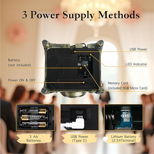 Miniatura 6 de Libro de invitados de audio, teléfono de boda, teléfono de audio, estilo vintage, mensaje de audio para graduación, fiesta de jubilación,