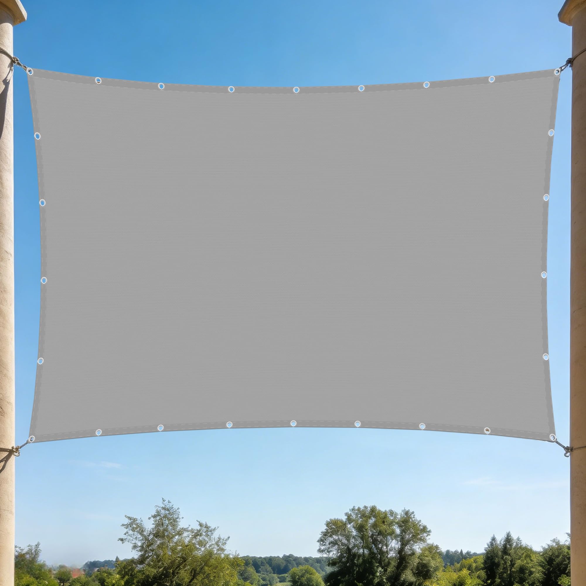 Voiles d'ombrage 120x600 cm jardin et patio pour créer une zone d'ombre