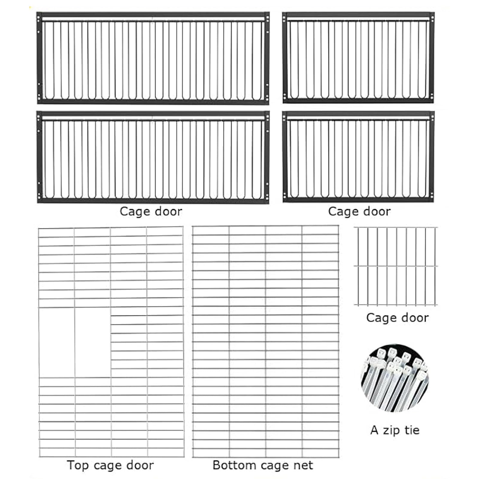 Jaula for Palomas Trampa for pájaros con Entrada unidireccional, Trampa for Animales, Exterior, fácil de Montar, Trampa for pájaros(White,60 * 40cm)