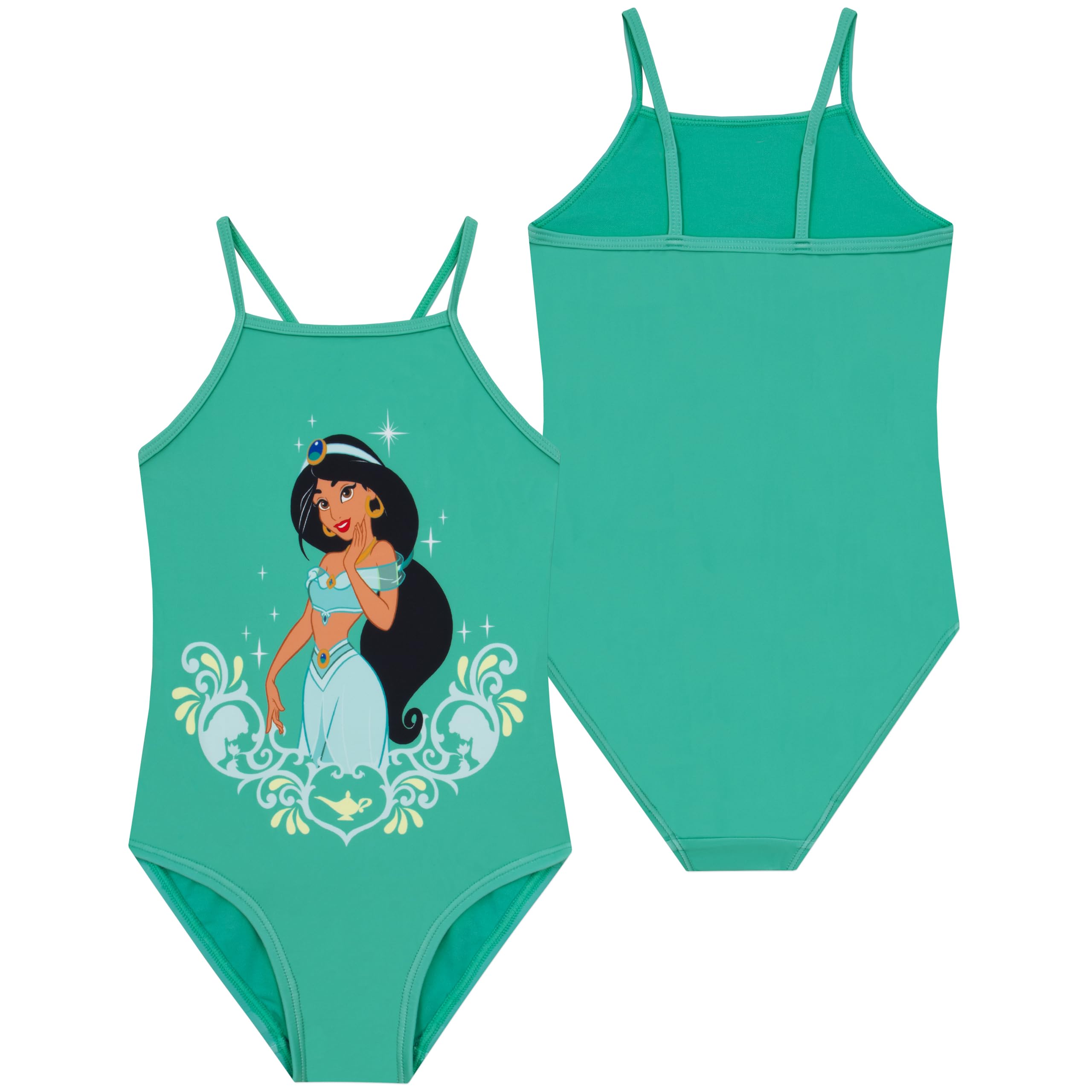 Disney Strój Kąpielowy Dla Dziewczynki, Księżniczka Jasmine, Kostium Kąpielowy Dziecięcy Aladyn
