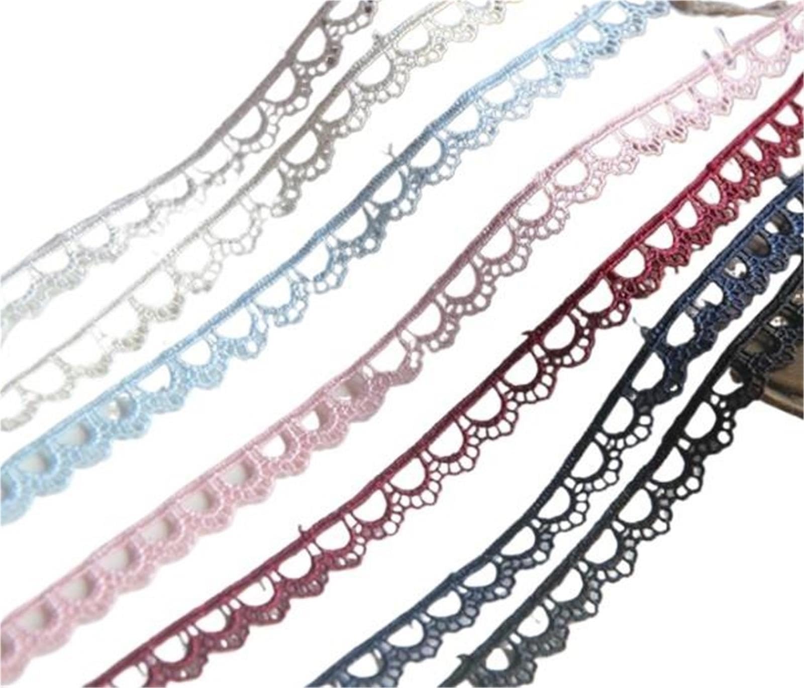 Bordure En Dentelle Brodée Garniture en dentelle de 5/10/20 mètres
