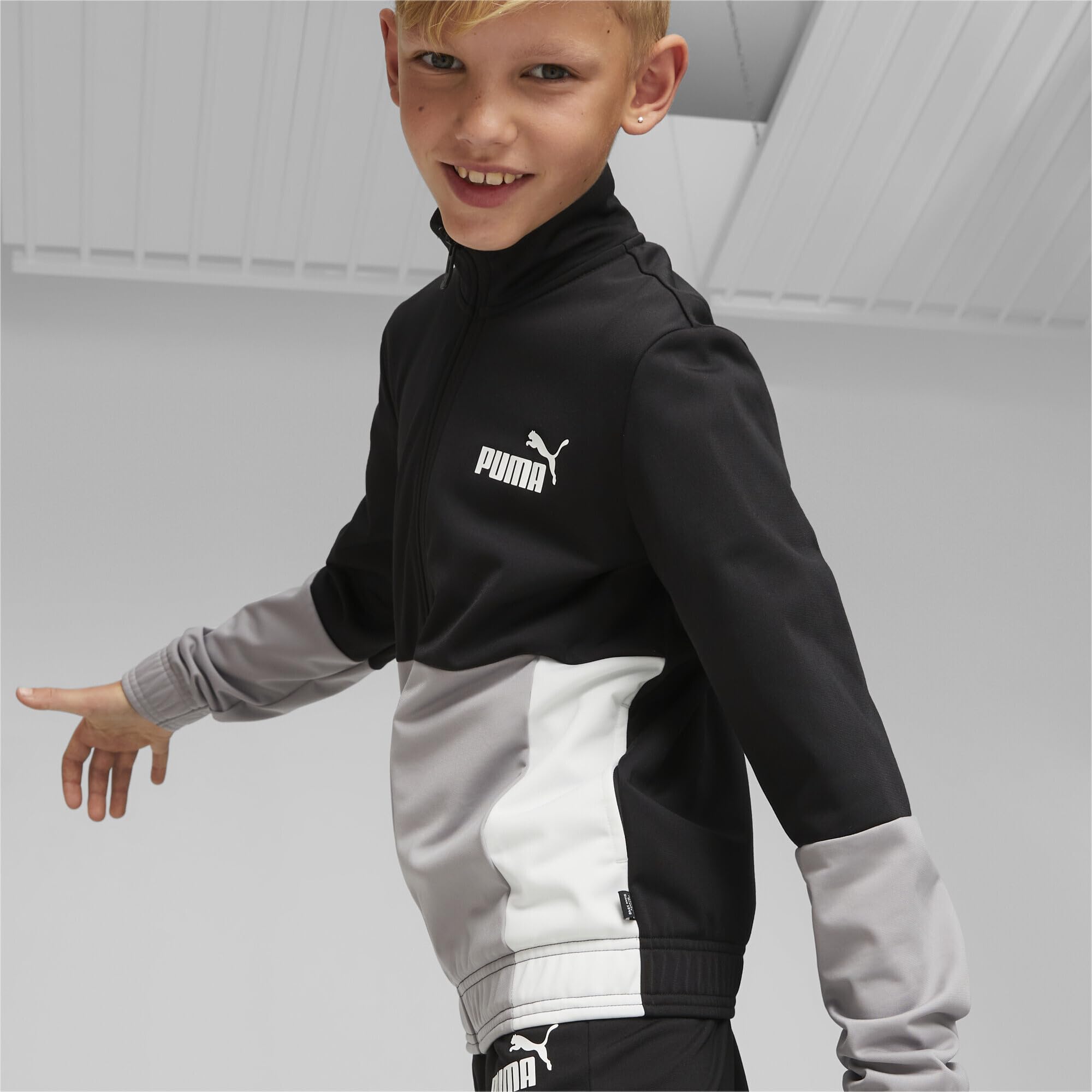 PUMA Colorblock Poly Suit Cl B Tuta da pista Bambini e ragazzi