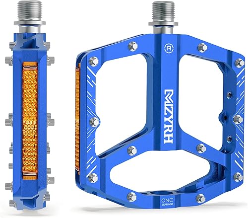 Miniatura 1 de Pedales de bicicleta de montaña, pedales MTB, 916 pulgadas, antideslizantes, ligeros, de aleación de aluminio, pedales de bicicleta para carretera,