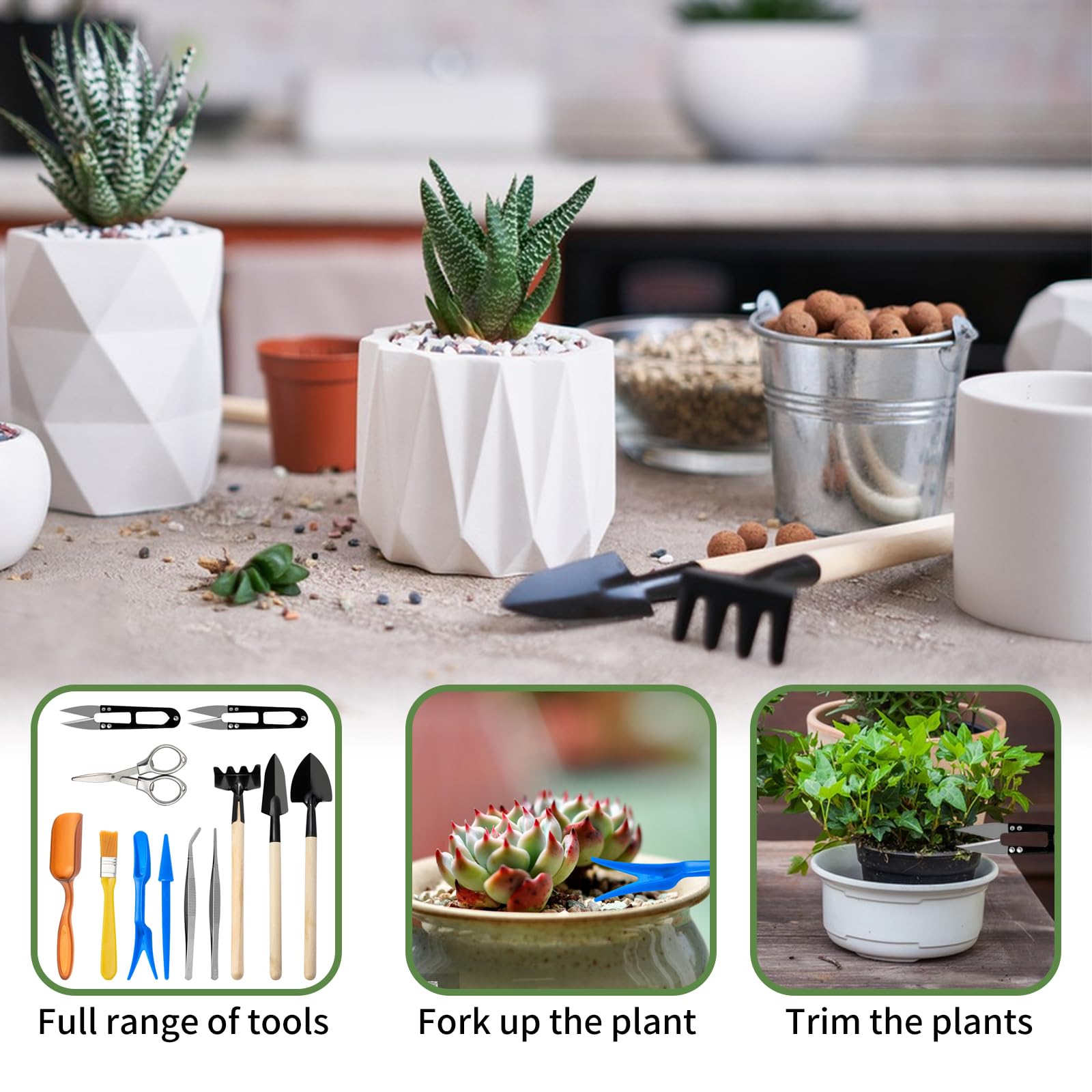 Andiker Mini Garden Tool Set - 12 Piece -2
