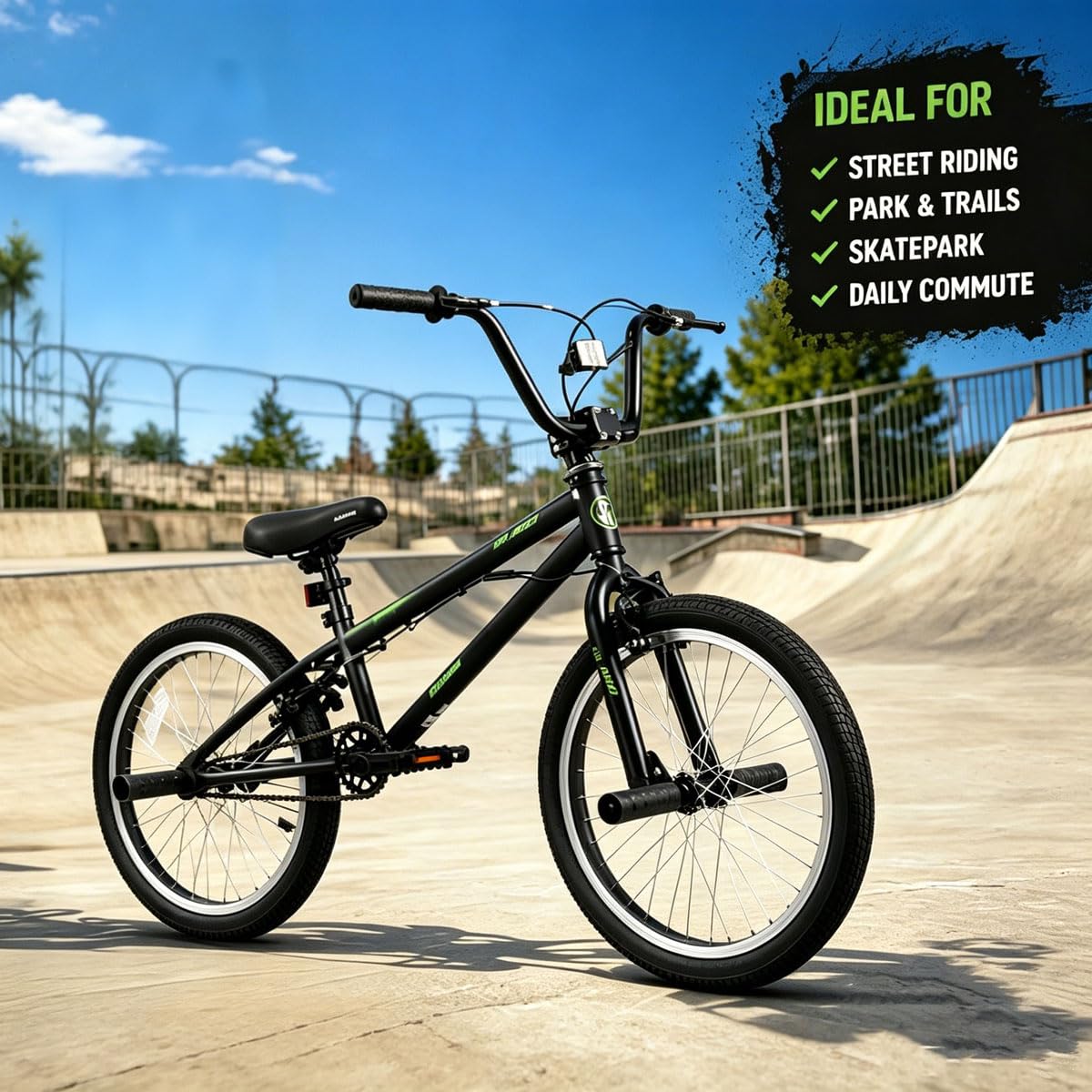 Amazon | Hiland 20インチ 子供用 BMX 自転車 5~12歳 男の子 女の子