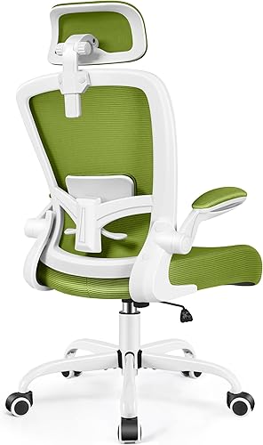 Miniatura 13 de FelixKing Silla de Oficina, Silla de Escritorio con Soporte Lumbar Ajustable, Silla de Computadora Ergonómica con Respaldo Alto y Reposabrazos,
