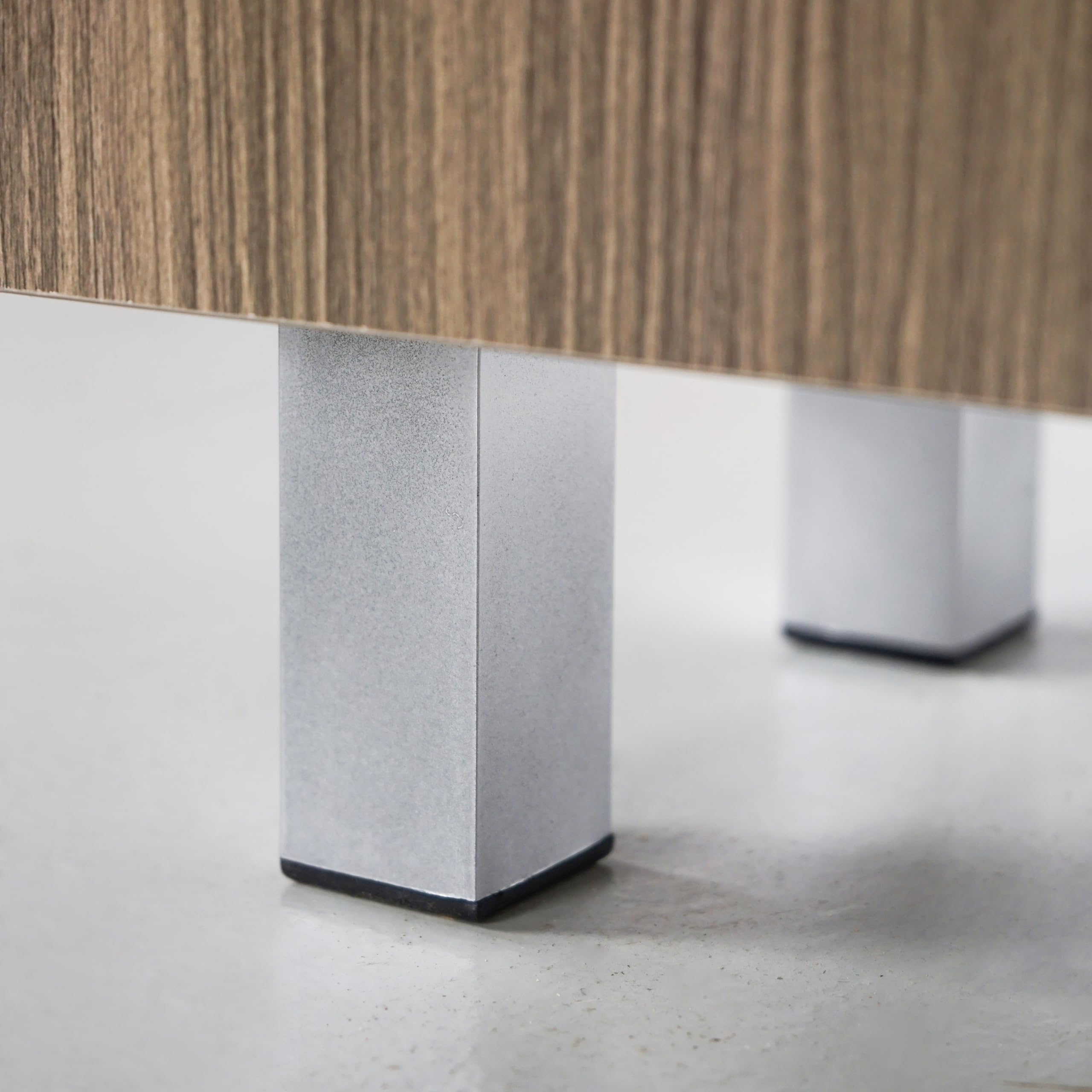 Brigros WeHome - Mobile Colonna 50x140x24 cm, 1 Anta e 4 Vani in Legno, Mobiletto da Assemblare- Bagno