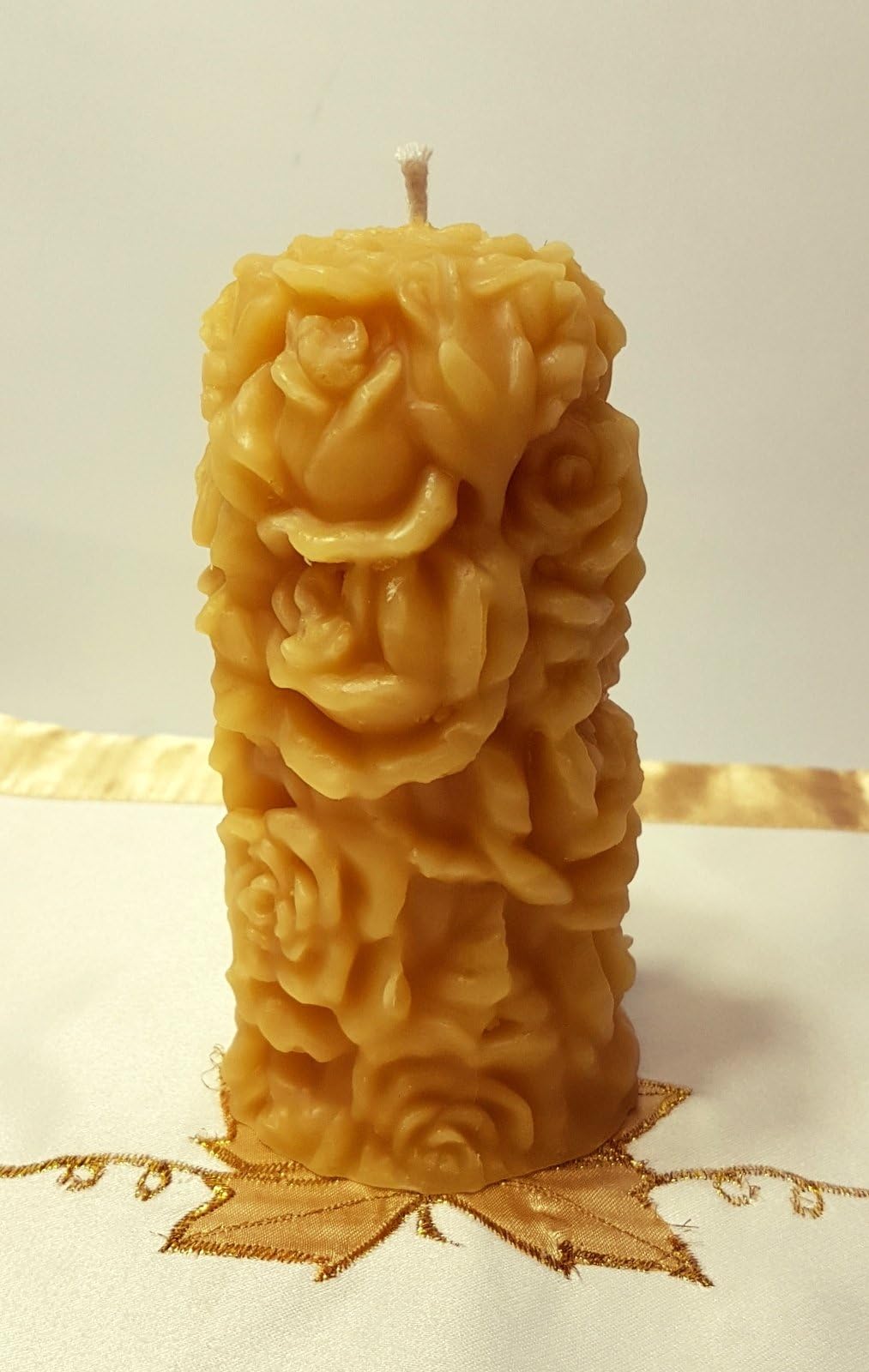 Beeswax Candles 100% Beeswax Balls, 140 mm x 70 mm Pink/Pillar Candle, Tealight Candles