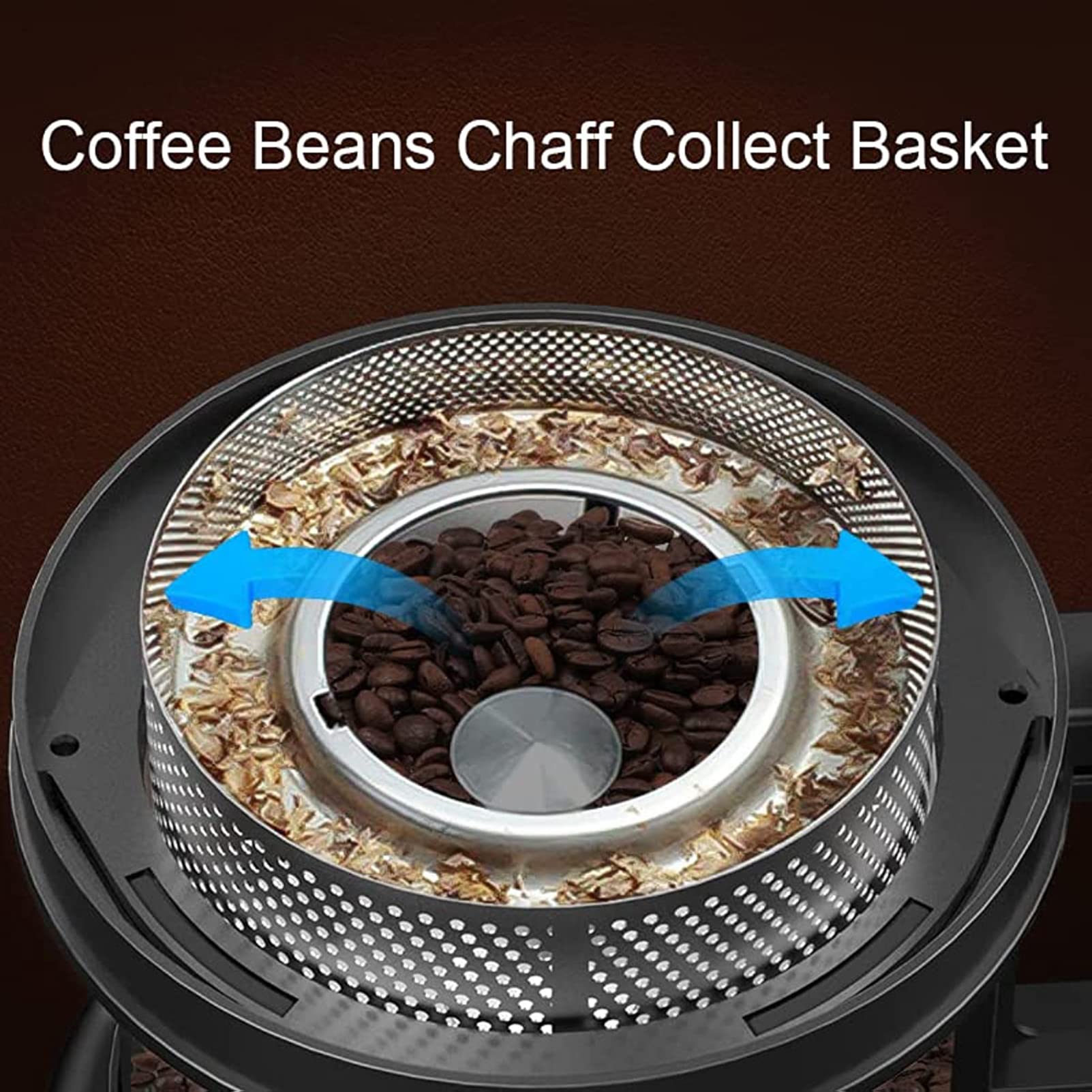 Tostatrice elettrica per caffè, Tostatrice Automatica Professionale per Chicchi di caffè ad Aria Calda con Timer, Tostatrice per Chicchi di caffè con Display LCD da 1400 W per la Cottura dei Chicchi