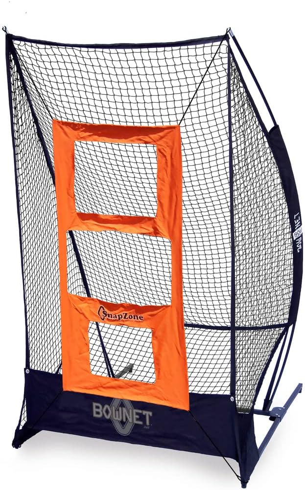 Bownet SnapZone Attachment for Portable Solo Kicker Practice Net - Three Target Zones - 27" x 52", Black