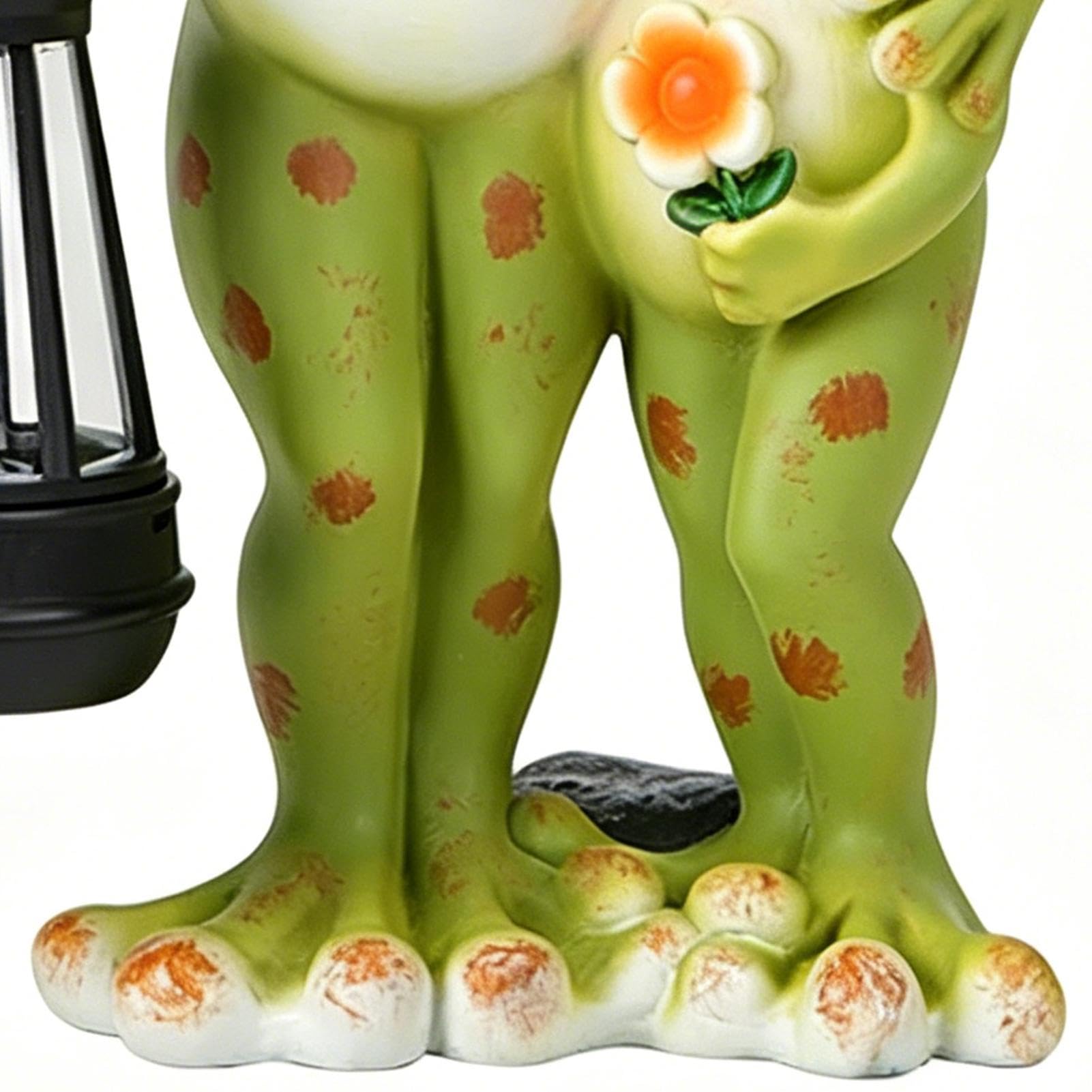 Decorazione Del Giardino Rana A Energia Solare Carina Figura in