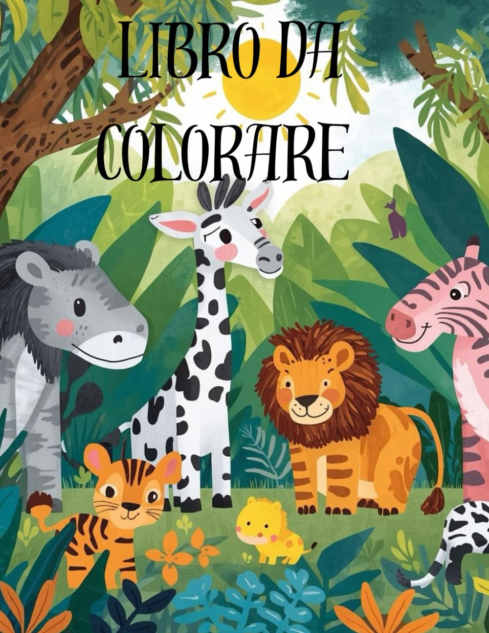 Libro con disegni da colorare