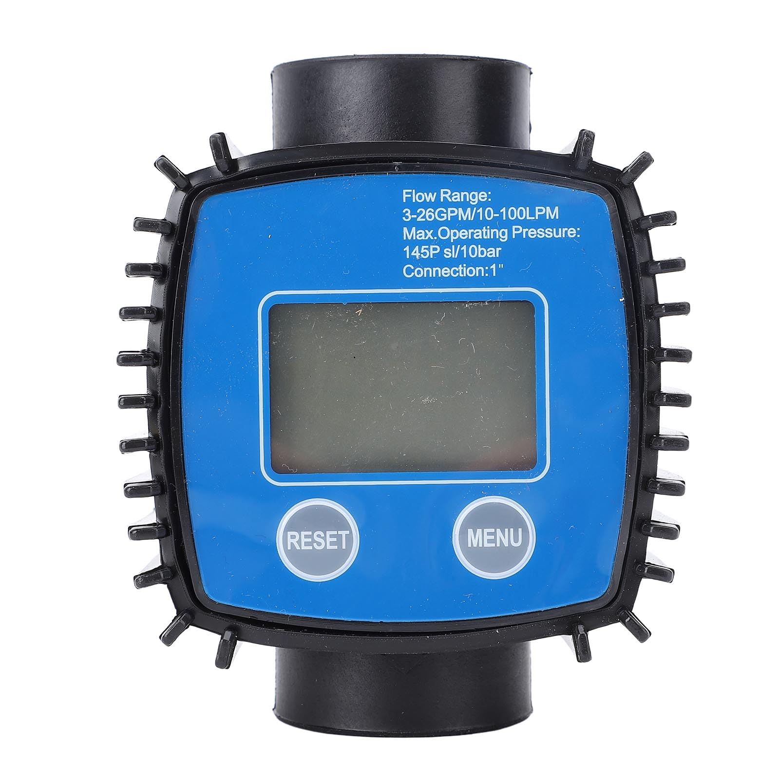 KIMISS Contalitri Digitale da 32 Mm per Acqua, Gasolio, Benzina - 120 L/min, 20 Bar, Ideale per Uso Domestico e Industriale
