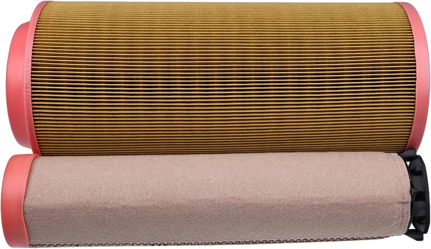 Solarhome Air Filter Set 184146 184195 Compatible With Gehl Skid V270 V330 4640 4840 5240 5640 506601 6640 605501 Track Loader RT175 RT210 RT250 CTL75 CTL85