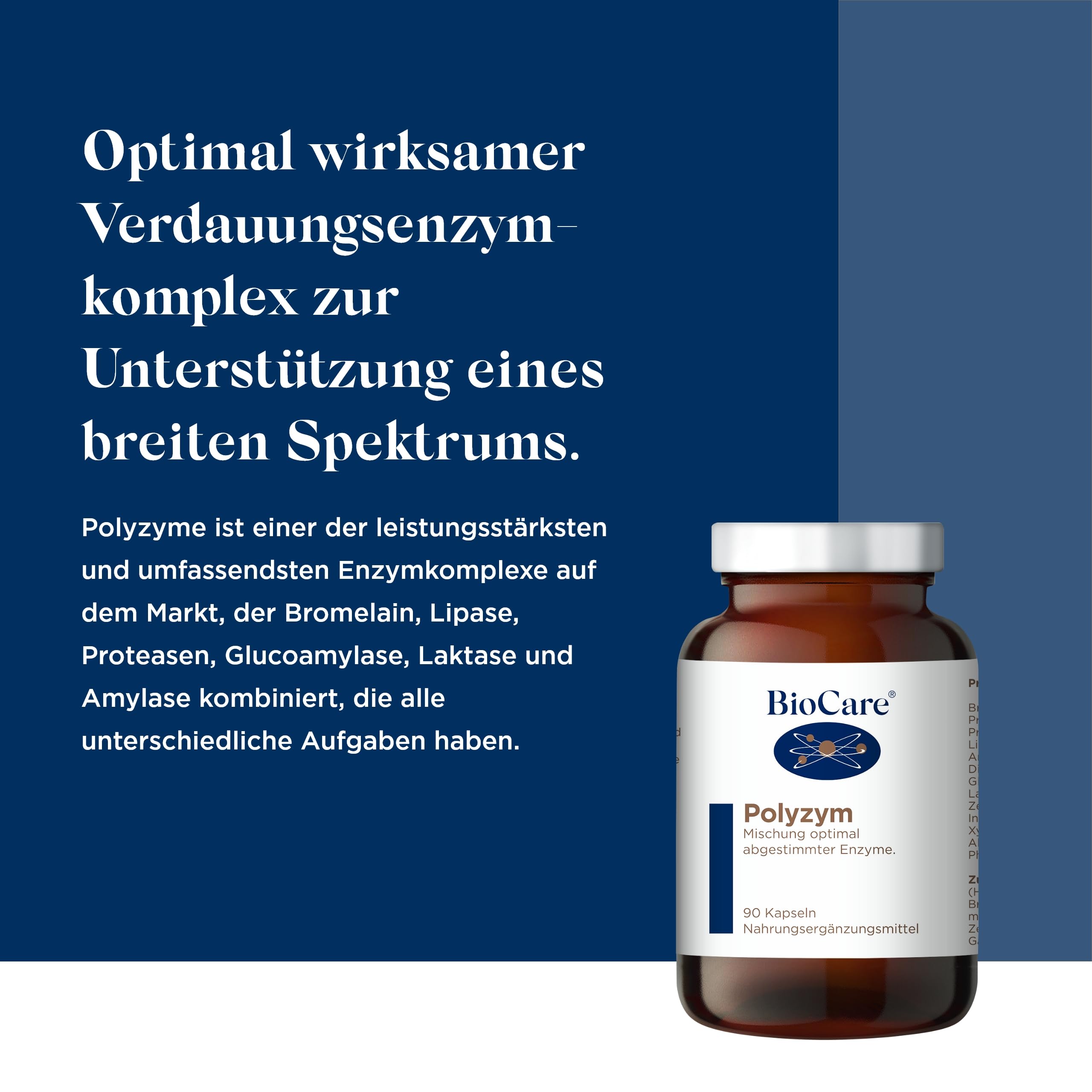 BioCare Polyzyme, 90 Kapseln