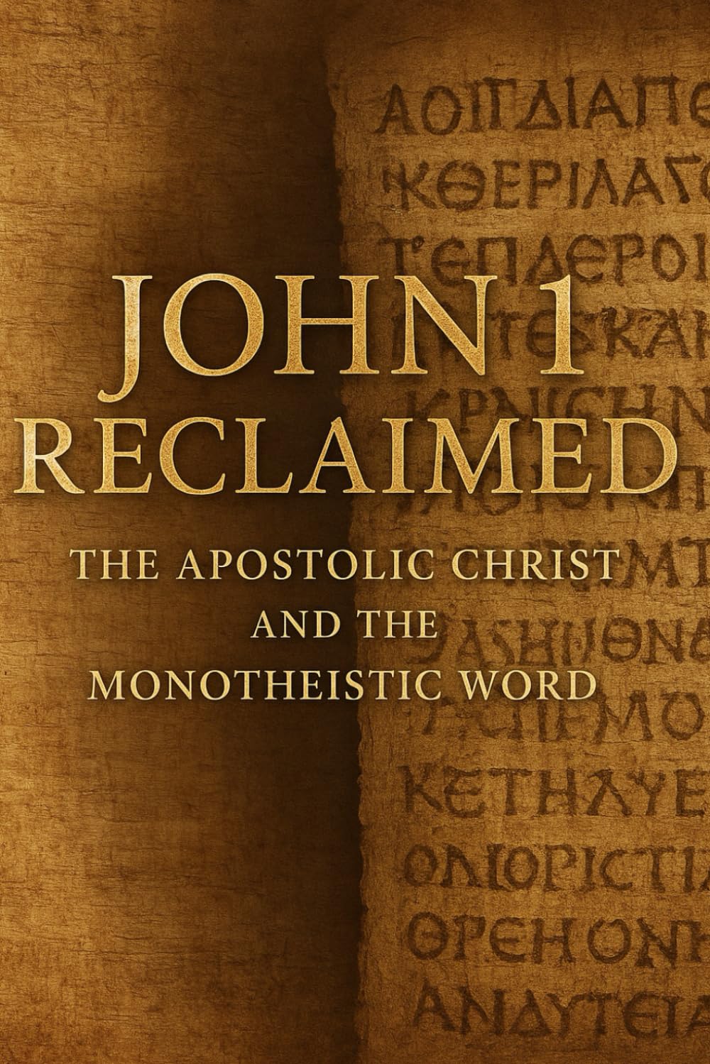 John 1 Reclaimed: The Apostolic Christ and the Monotheistic Word (The Monotheistic Christ Series)