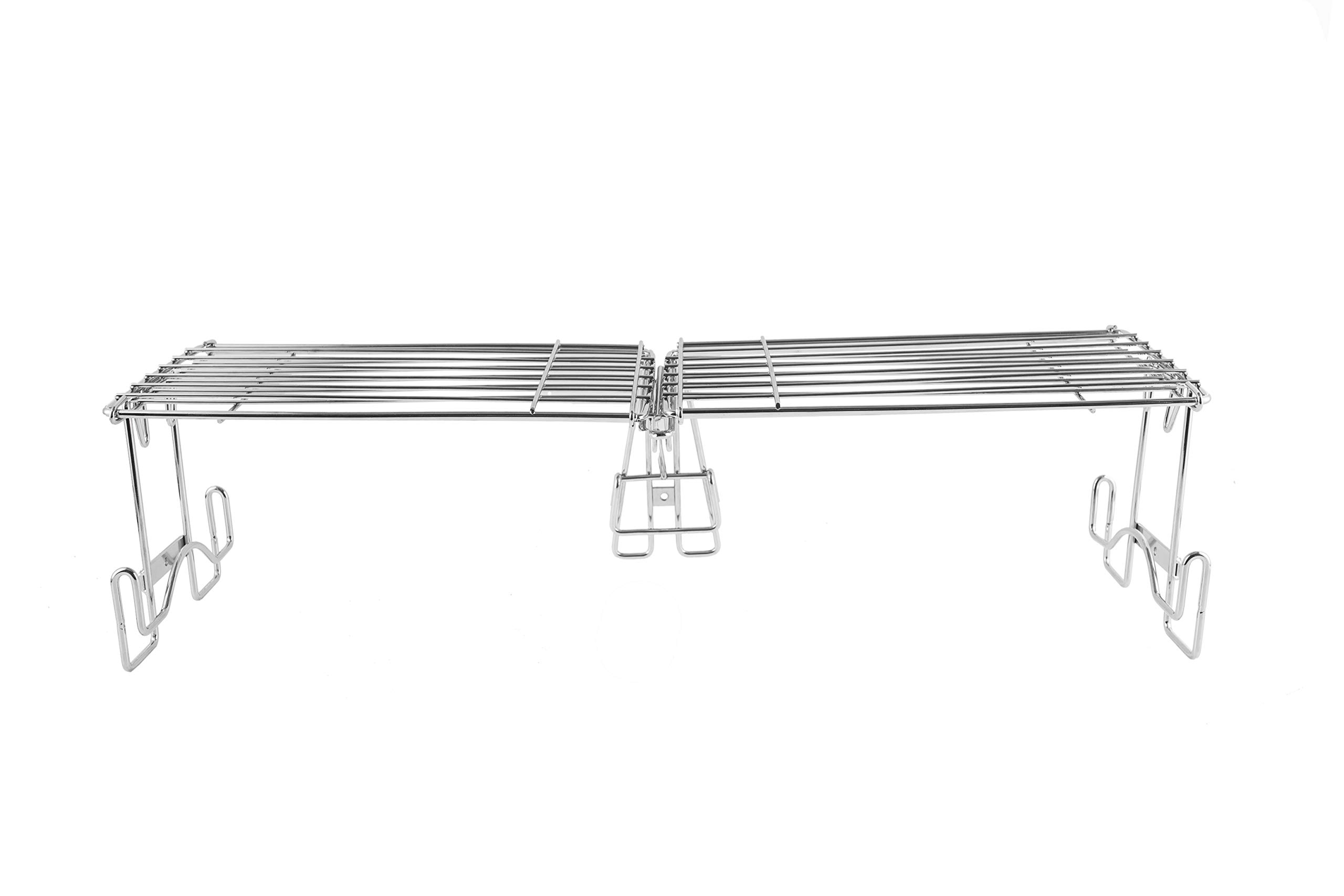 MixRBBQGriddle Warming Rack for Blackstone 17~36 Inch Griddle, Blackstone 1554 2149 Weber 28" Griddle, Adjustable Rack for Most Tabletop Flattop Griddle Accessories