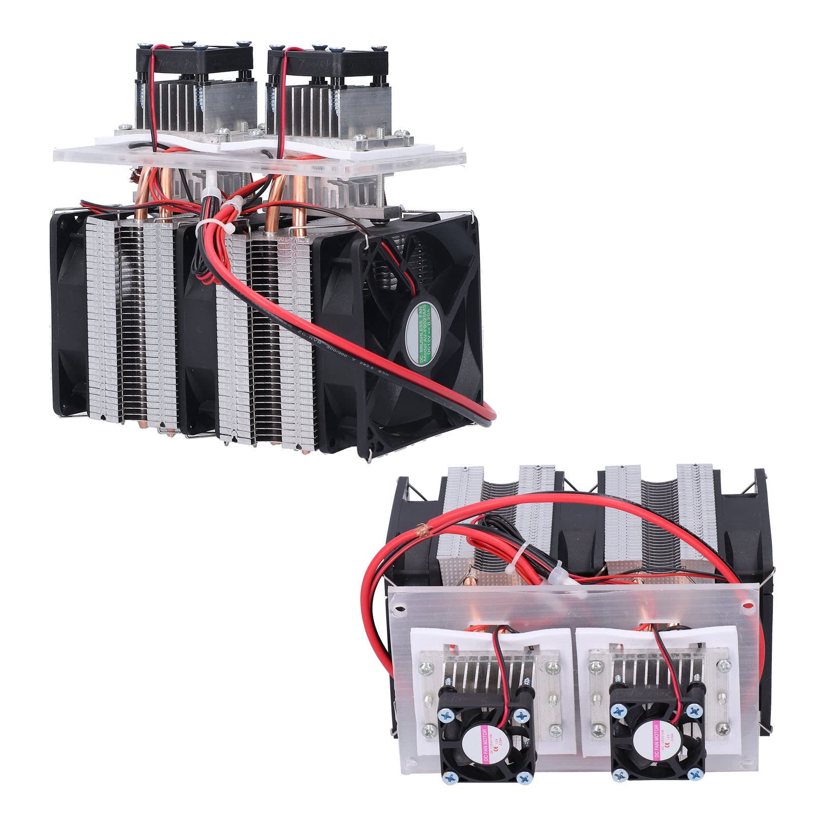 aqxreight Kit di Raffreddamento a Semiconduttore – di Raffreddamento Fai da Te per Frigoriferi, Ed Esperimenti per Animali Domestici – 144 W 12 V XD 148 – Compatto, Silenzioso e Senza Refrigerante