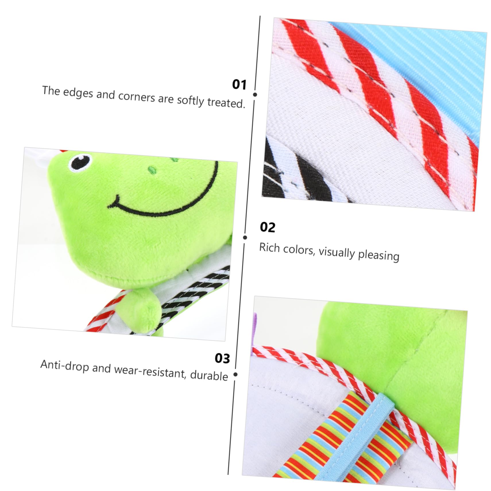 UPKOCH 3pezzi Specchietto Retrovisore per per Posteriore Design Frog Facile Installare Resistente Multi- per Infantile
