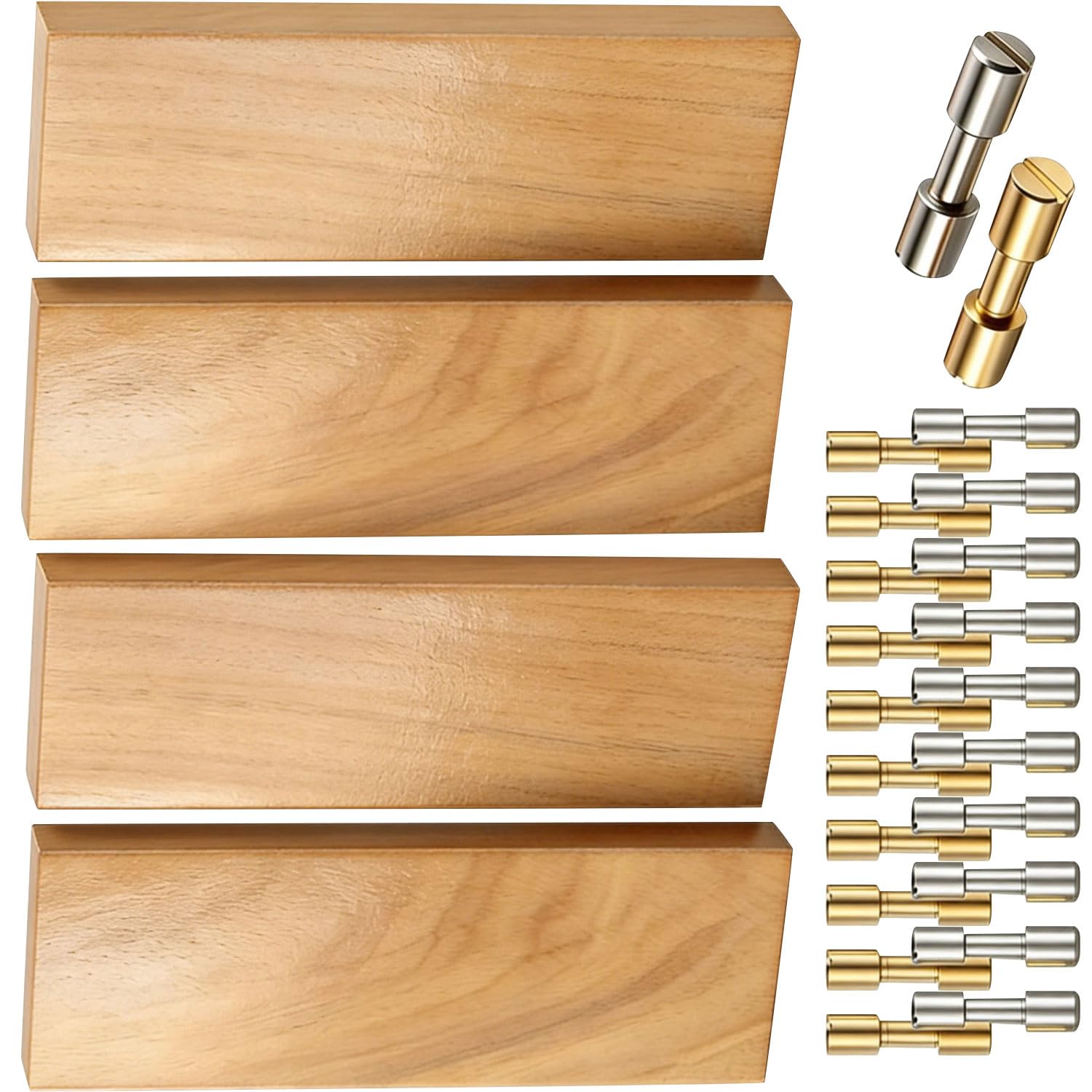 Kaeltsyn B Sturdy Rass And Stainless Steel Mounting Hardware For Robust Wood Carving And Tool Making Slip Fasteners