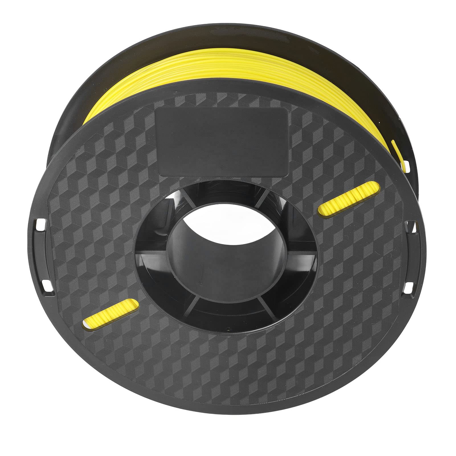 SIXRUN Filamento PLA da 1,75 Mm, Filamento per Stampante 3D Ad Alta Precisione 1 Kg, Tolleranza ± 0,02 Mm, Stampa Senza Fumo, Sigillato Sotto Vuoto, per Hobbisti e Produttori di Stampa FDM (YELLOW)