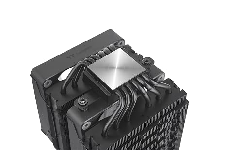 Thermaltake ASTRIA 600 ARGB CPU Cooler, Compatible with Latest Intel LGA 1851/1700 and AMD AM5 CPU, Dual Tower, 265W TDP Cooling Power, CL-P121-CA12SW-A