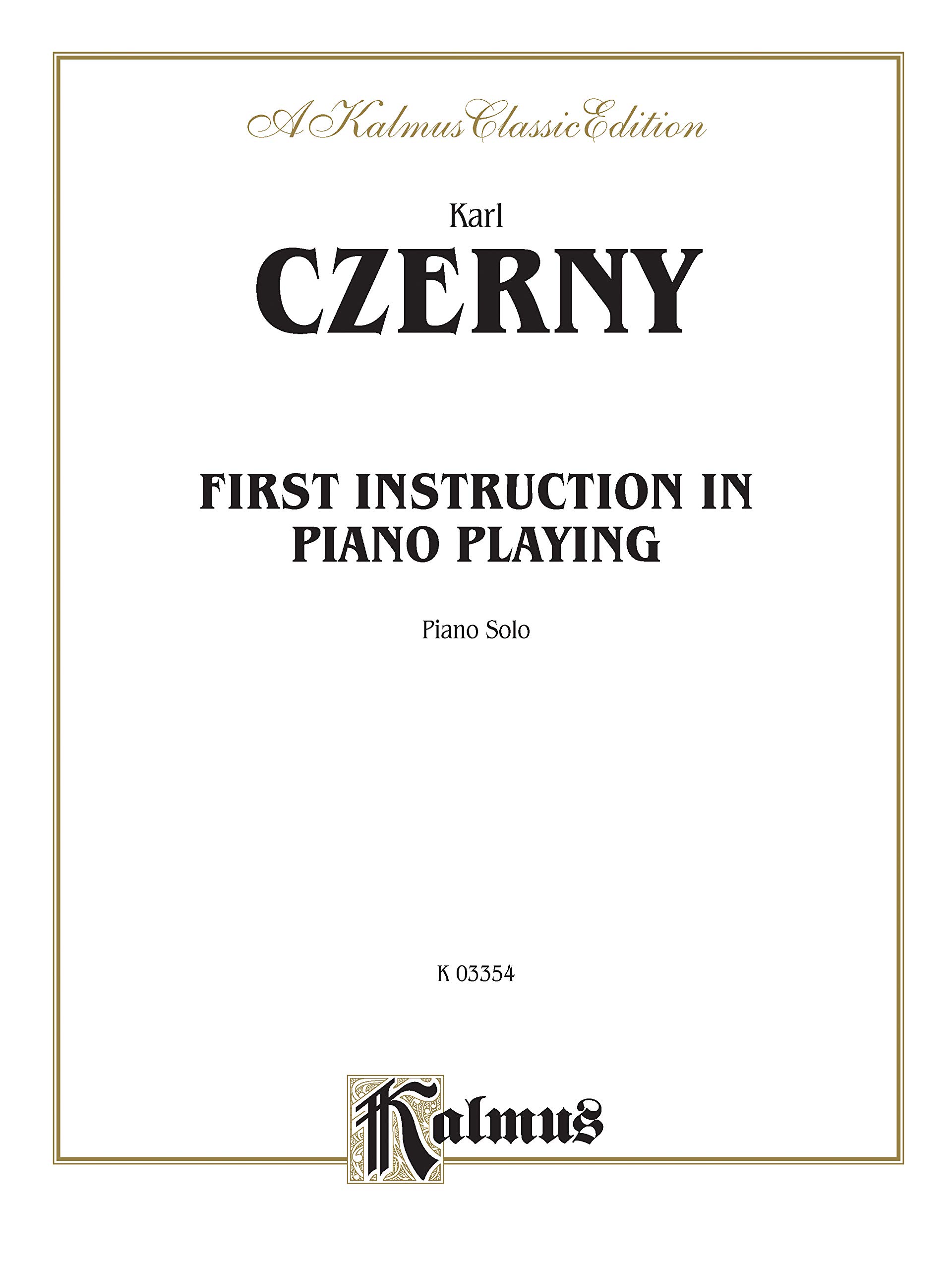 First Instruction in Piano Playing: One-Hundred Recreations