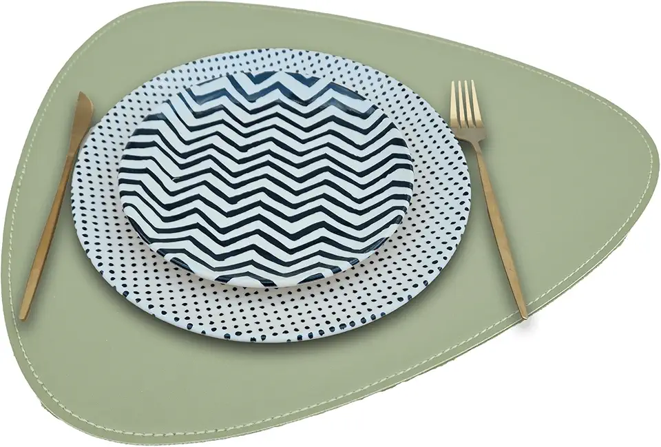 Jogo Americano Palheta - Kit Com 6 - Linha Ecológica (Mint)