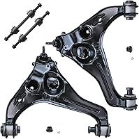Vista 227 de Detroit Axle - Kit de brazos de control delanteros de 4 piezas para Ford Mustang Base GT 05-10 2005 2006 2007 2008 2009 2010, 2 brazos de control
