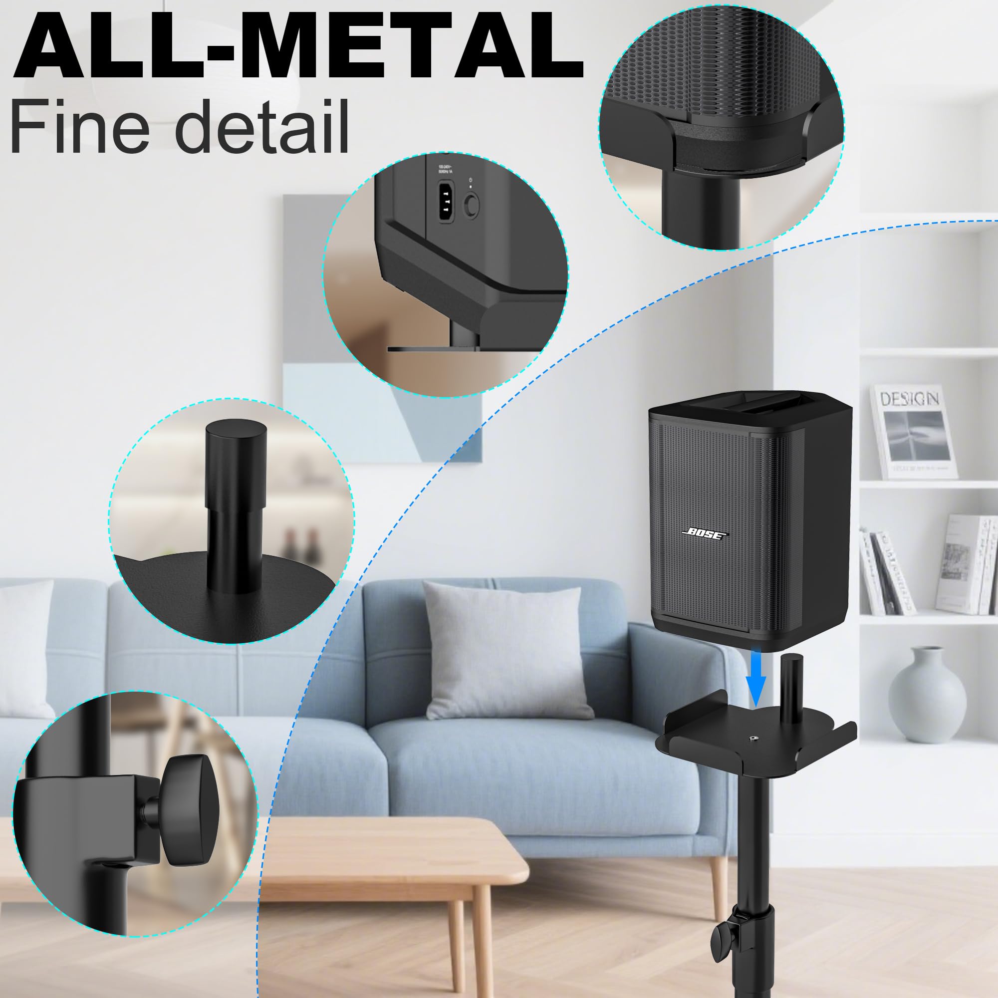 Amazon | Bose S1 PRO用スピーカースタンド | Neeotyy | スピーカー台