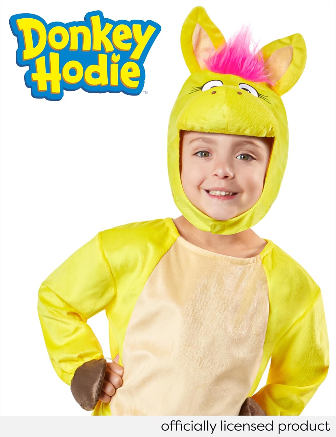 Rubies Donkey Hodie: Donkey Hodie Costume for Toddlers, Unisex 4T