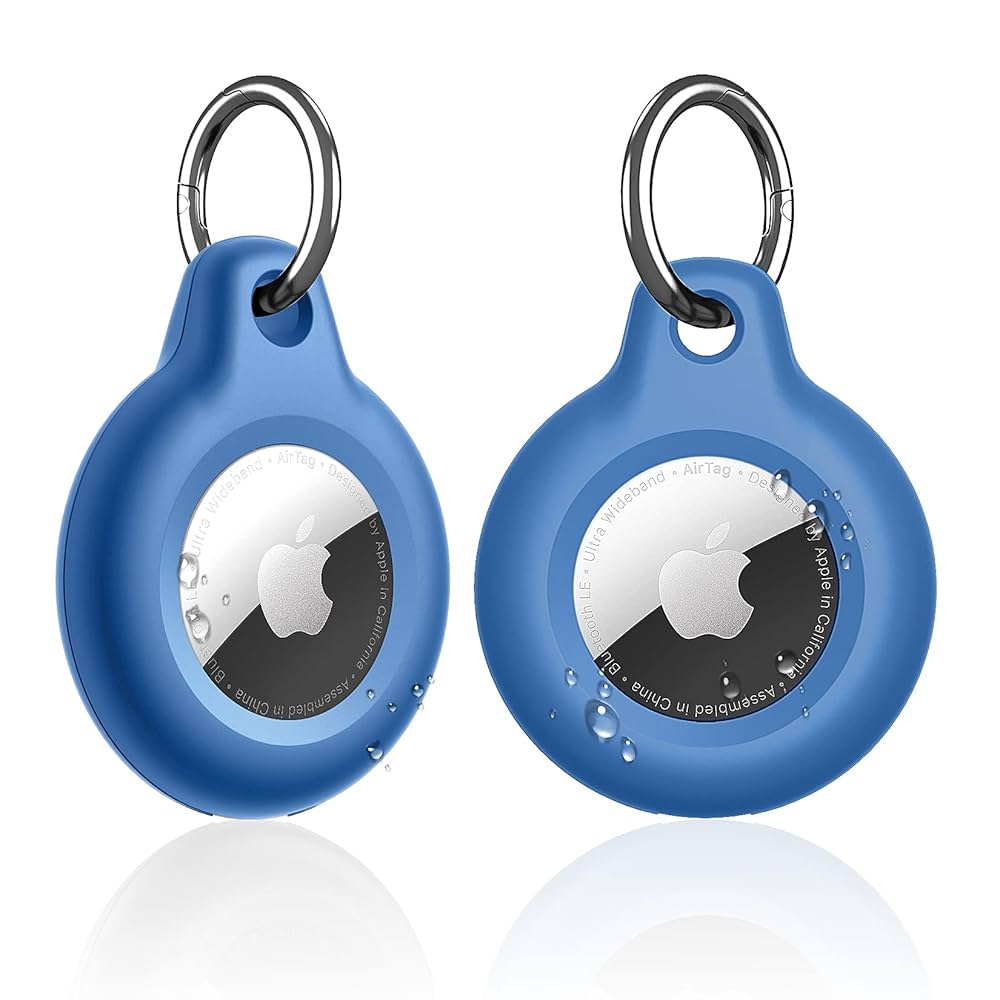Apple キーリング レインボー Amazon.com: 4 Pack Airtag Holder, Apple Air Tag Waterproof