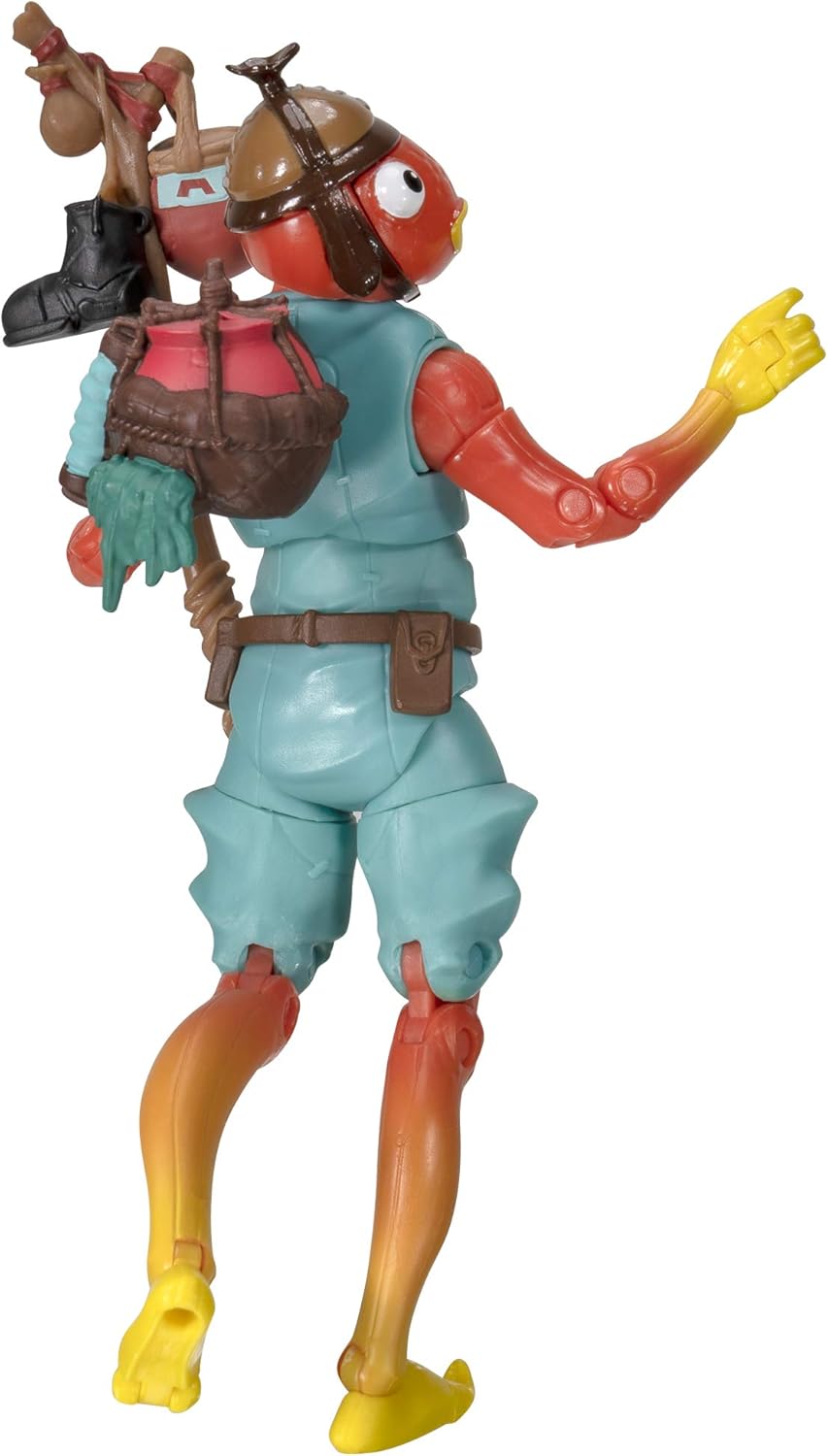Fortnite Legendary Series, 1 Figure Pack - 6 Inch Fishstick Collectible Action Figure - Includes Harvesting Tool, 3 Weapons, 1 Back Bling, 3 Interchangeable Faces - Collect Them All