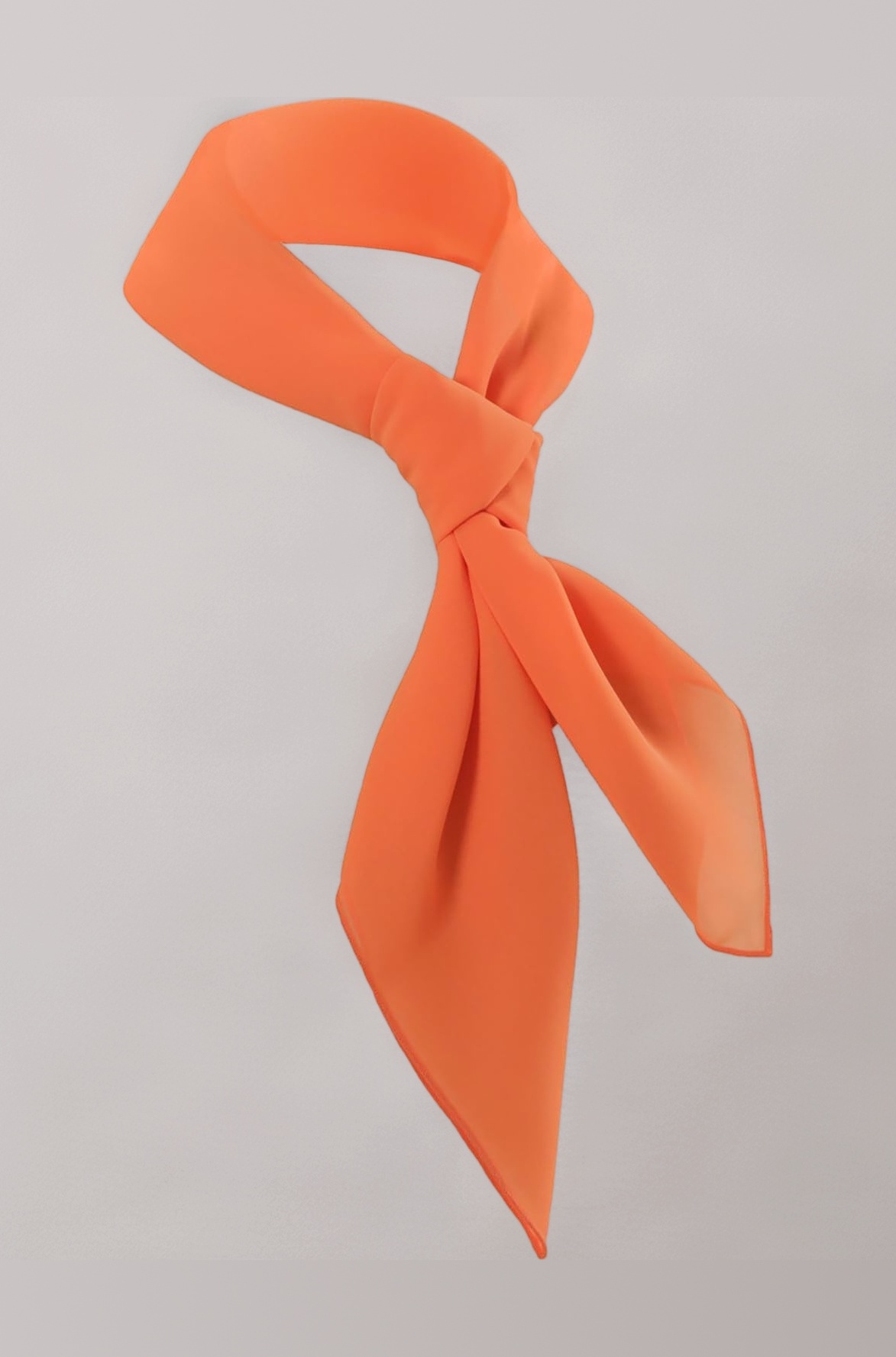 Orange Scarf Orange Ascot Fred Jones Costume Scooby Doo Adult Neck Scarf Women Men