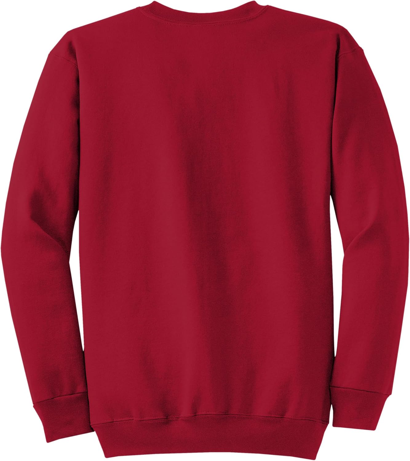 Joe's USA Men's Soft & Cozy Crewneck Sweatshirts-M-Red