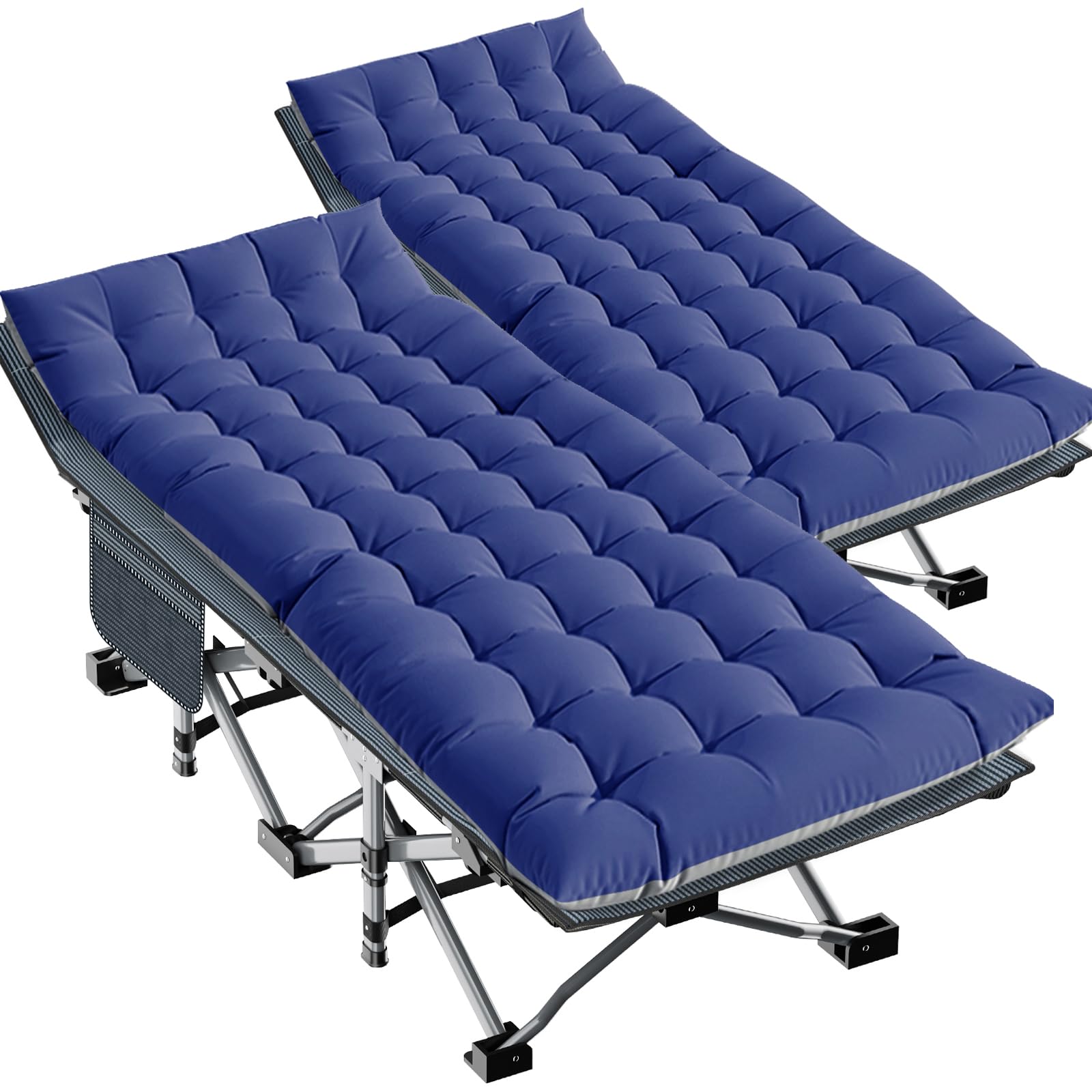 LILYPELLE Oversized XXL Folding Camping Cot, 32" Heavy Duty Sleeping Cots