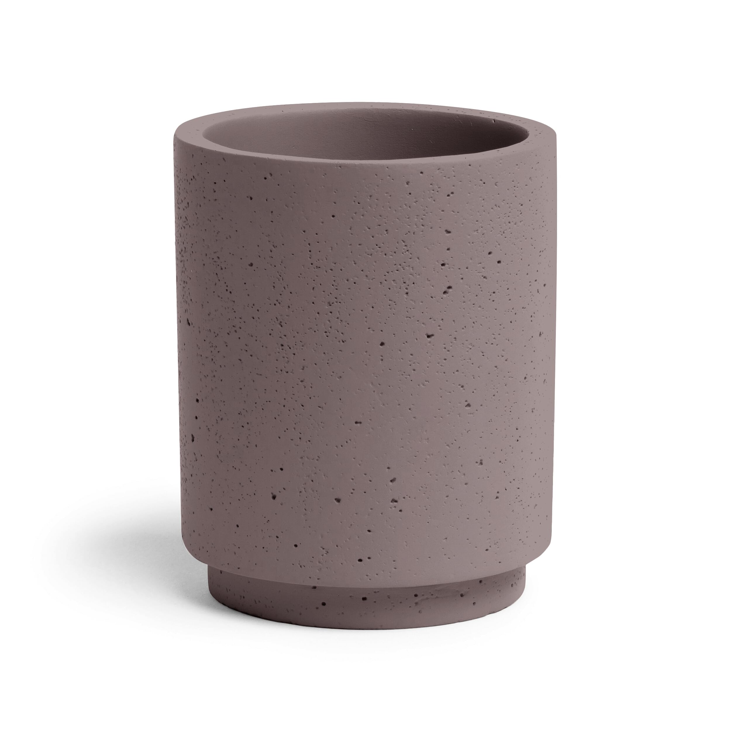 Möve Toothbrush Holder, Grey, 7.5 x 7.5 x 9.5 cm