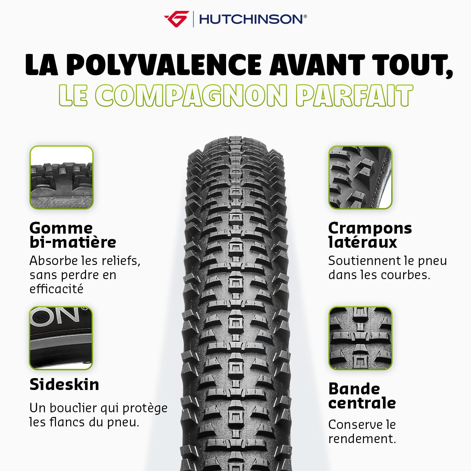 Hutchinson Kraken SideSkin Tubeless 29´´ X 2.30 MTB Tyre 29´´ x 2.30