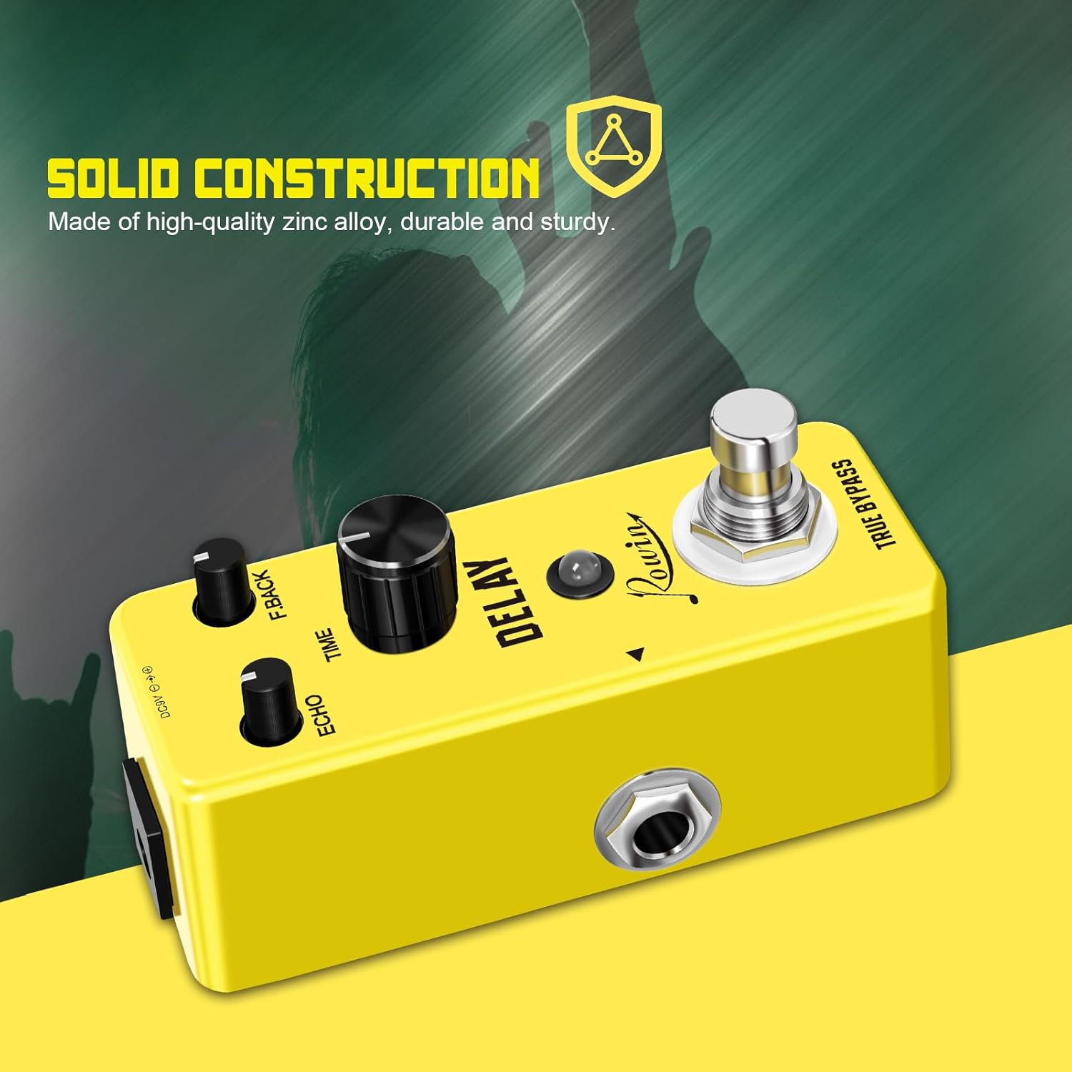 Rowin Analog Vintage Delay Guitar Effect Pedal