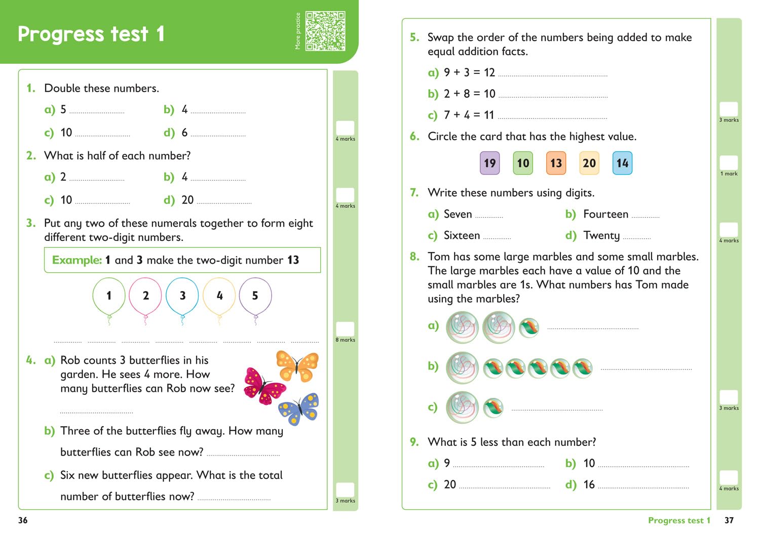 Year 1 Maths Targeted Practice Workbook: Ideal for use at home and school