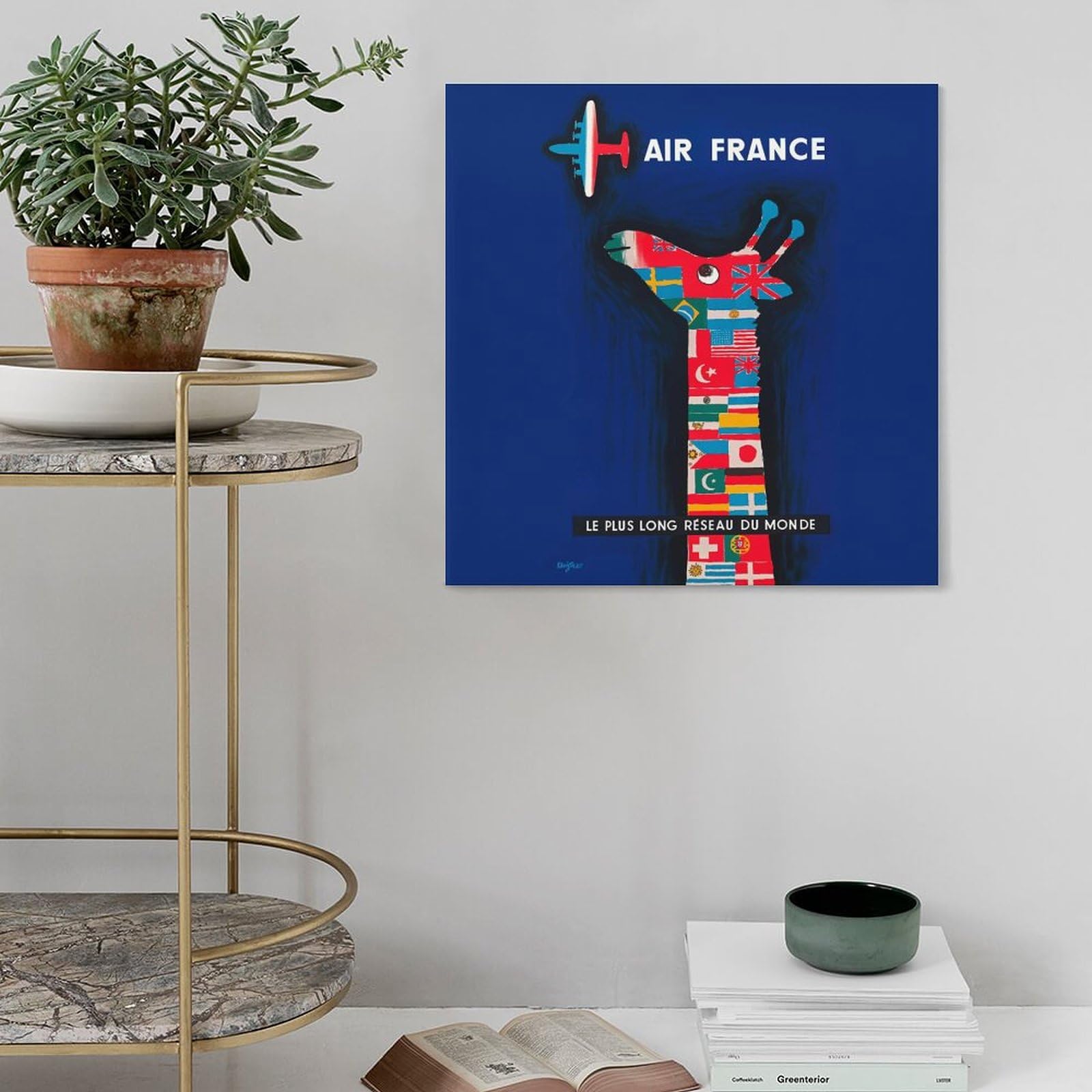 【新品輸入ポスター】デイヴィッドシュリグリー　赤いキリン ハイセンスなイラスト系のポスター｜輸入ポスター専門店 ナップ