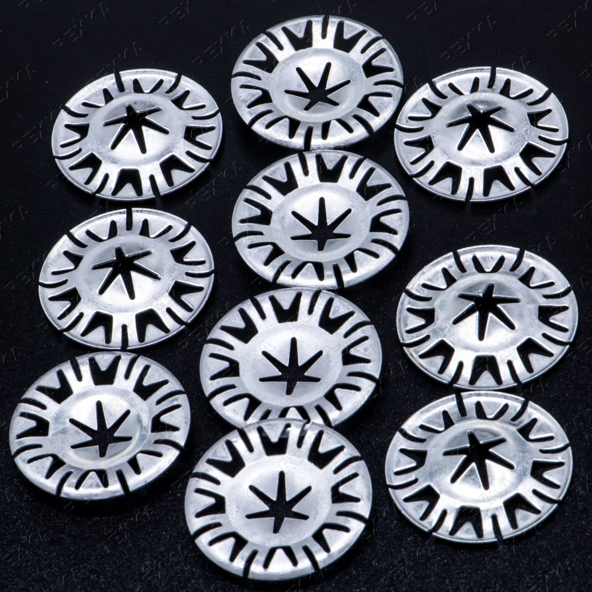 Rexka 10pcs Splash Shield & Wheel Well Push-On Retainers for Volkswagen & Audi N90-335-006 N90335006