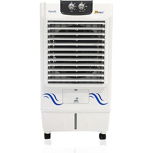 Mango PUNCH - 20L Desert Air Cooler I 35 feet Air Throw I 4D Swinging Louvers I H2C Honeycomb Pad I Works on Inverter I Ice Chamber